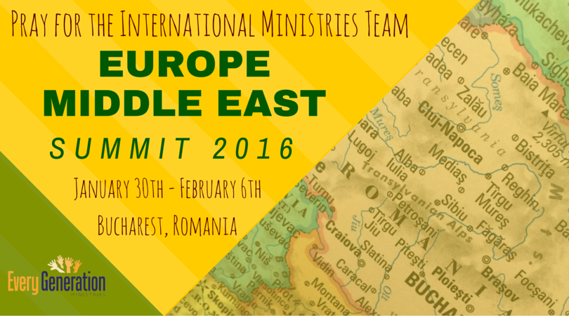 Model Children's Worker Summit 2016-Europe and Middle East